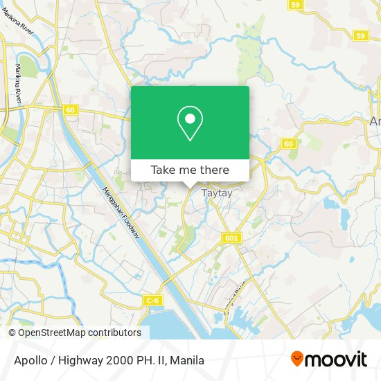 Apollo / Highway 2000 PH. II map