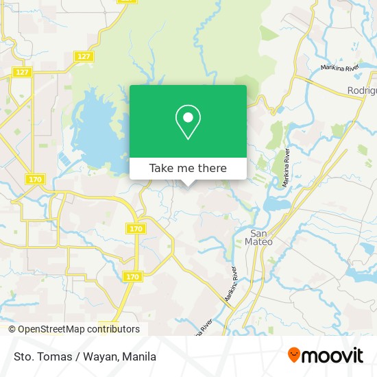 Sto. Tomas / Wayan map