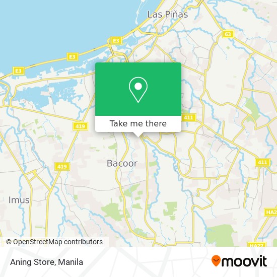 Aning Store map