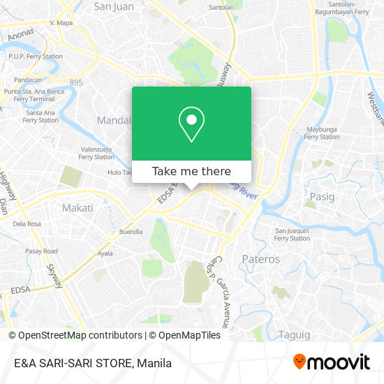 E&A SARI-SARI STORE map