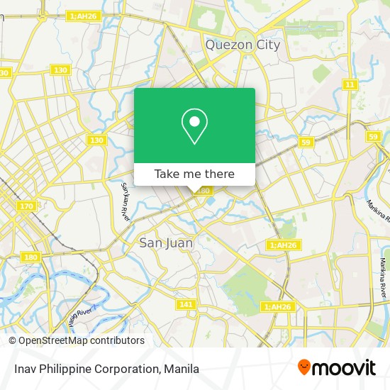 Inav Philippine Corporation map