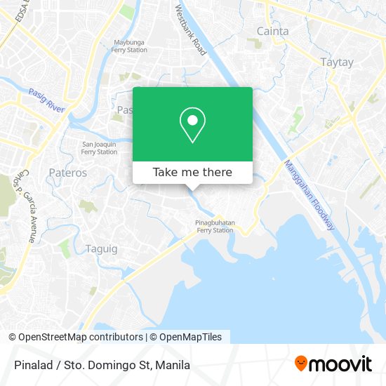 Pinalad / Sto. Domingo St map