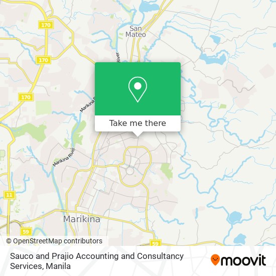 Sauco and Prajio Accounting and Consultancy Services map