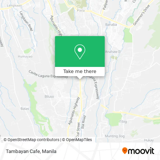 Tambayan Cafe map
