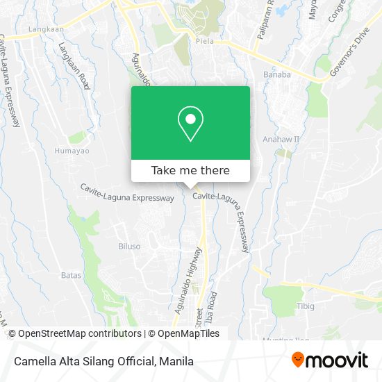 Camella Alta Silang Official map