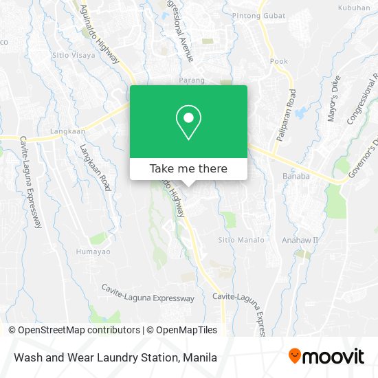 Wash and Wear Laundry Station map