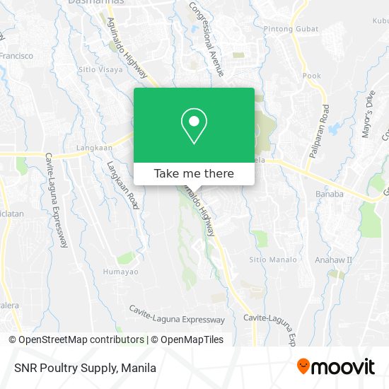 SNR Poultry Supply map