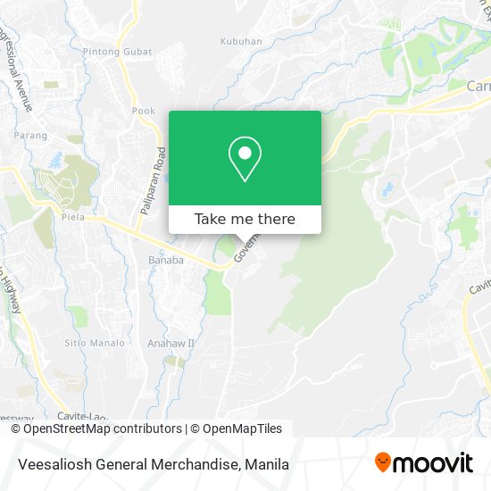 Veesaliosh General Merchandise map