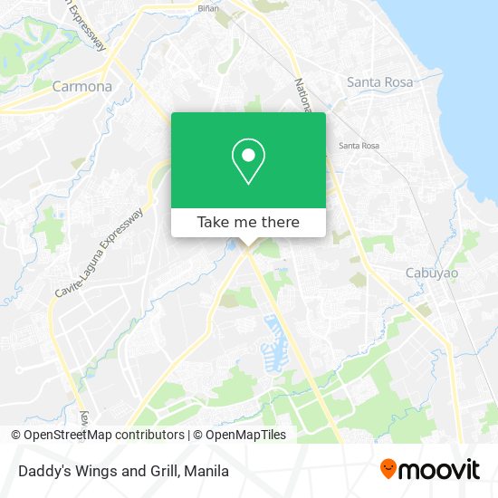 Daddy's Wings and Grill map