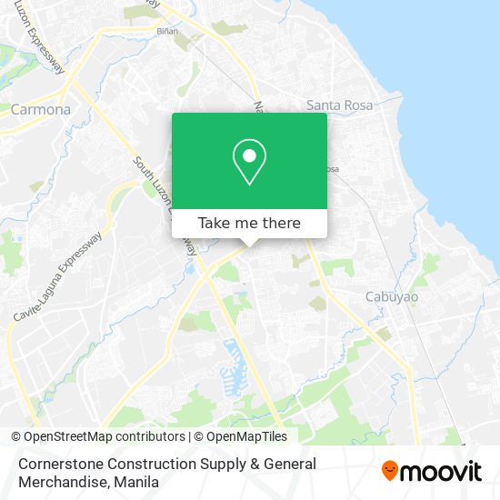 Cornerstone Construction Supply & General Merchandise map