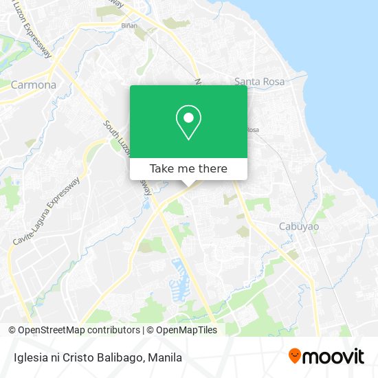 Iglesia ni Cristo Balibago map