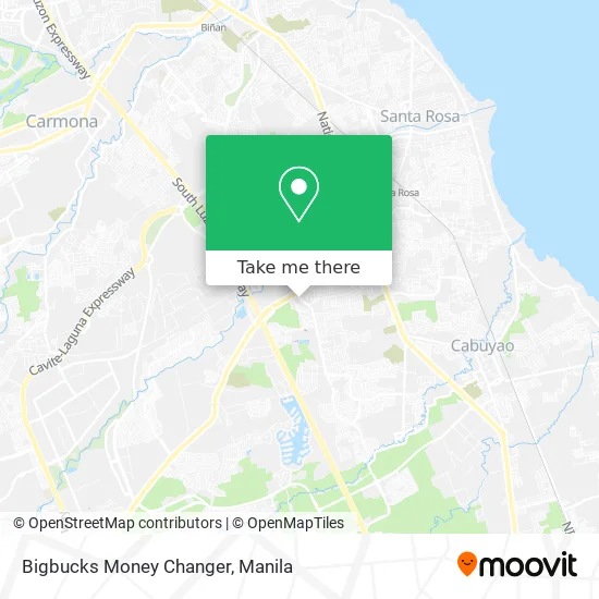 Bigbucks Money Changer map