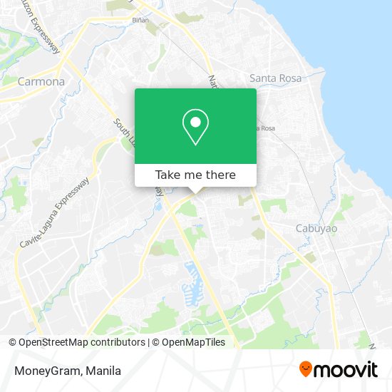 MoneyGram map