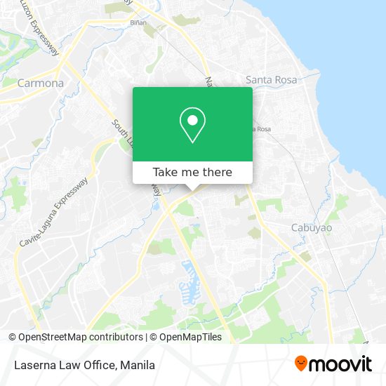 Laserna Law Office map