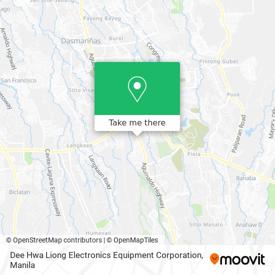 Dee Hwa Liong Electronics Equipment Corporation map