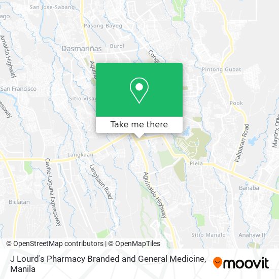 J Lourd's Pharmacy Branded and General Medicine map