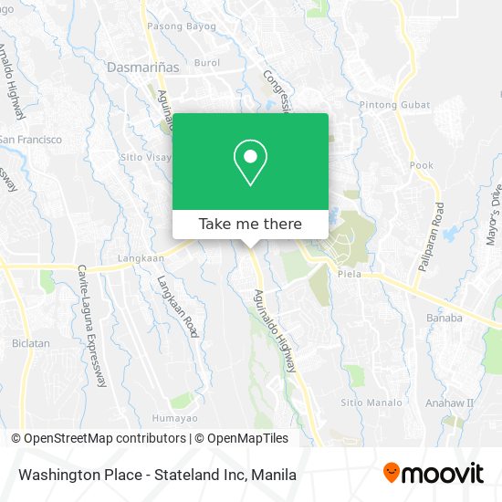 Washington Place - Stateland Inc map
