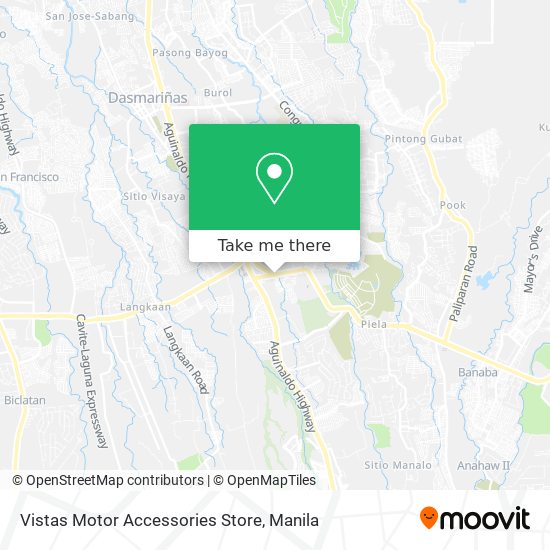 Vistas Motor Accessories Store map