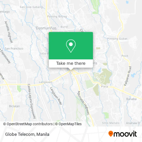 Globe Telecom map