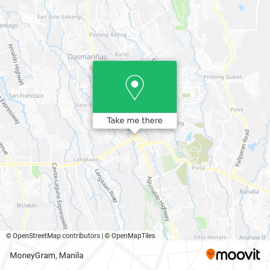 MoneyGram map