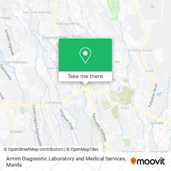 Armm Diagnostic Laboratory and Medical Services map