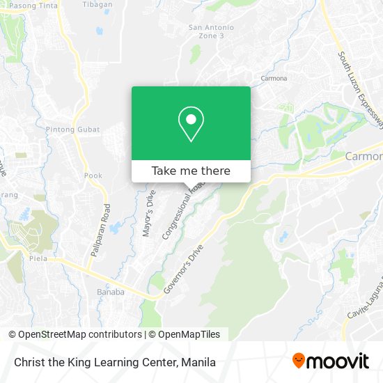 Christ the King Learning Center map