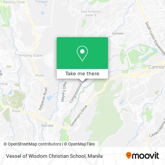 Vessel of Wisdom Christian School map
