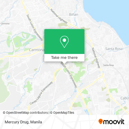Mercury Drug map