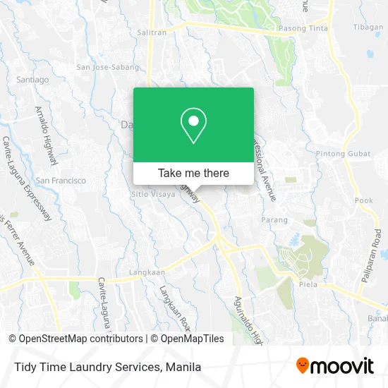 Tidy Time Laundry Services map