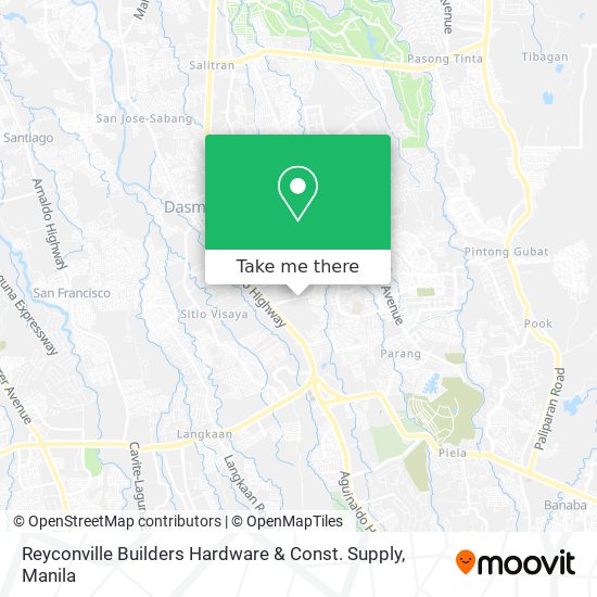 Reyconville Builders Hardware & Const. Supply map