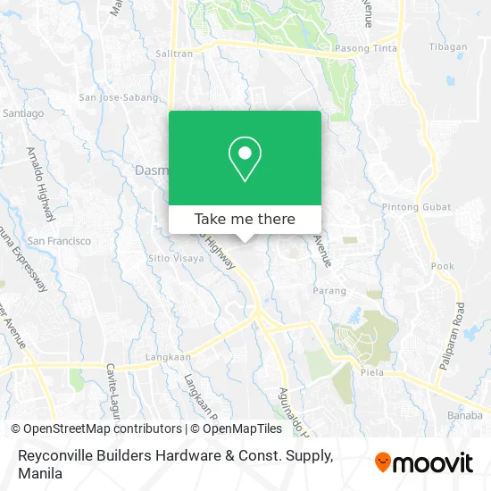 Reyconville Builders Hardware & Const. Supply map
