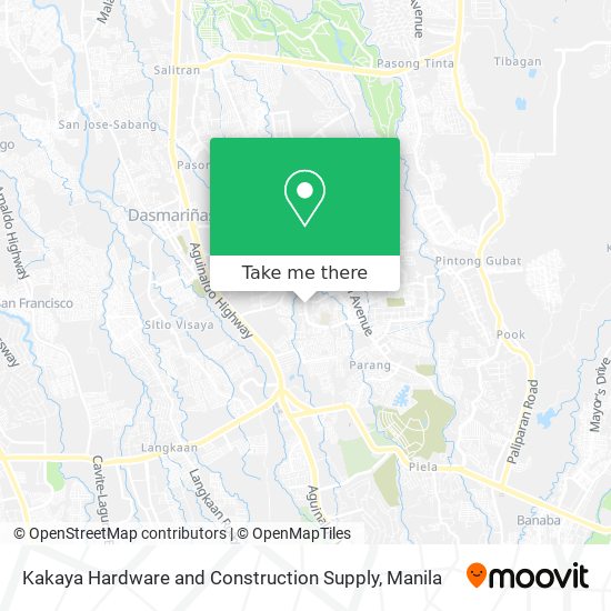 Kakaya Hardware and Construction Supply map