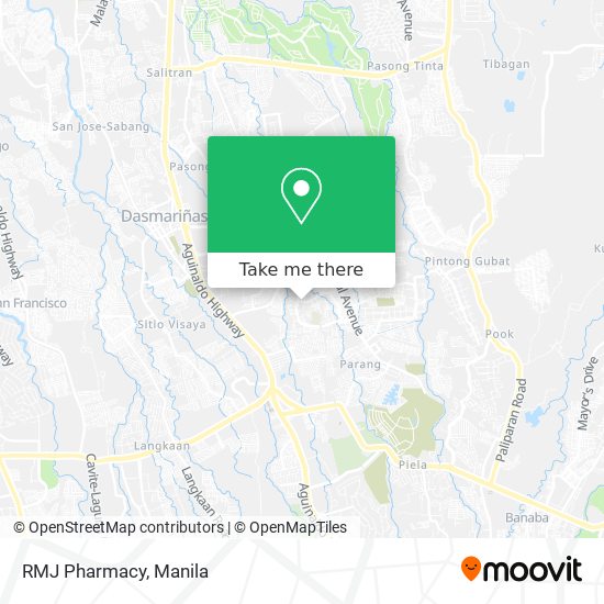 RMJ Pharmacy map