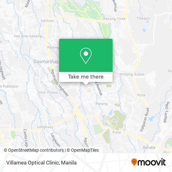 Villamea Optical Clinic map