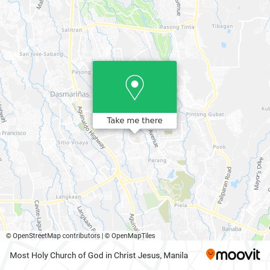 Most Holy Church of God in Christ Jesus map