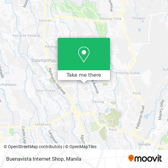 Buenavista Internet Shop map