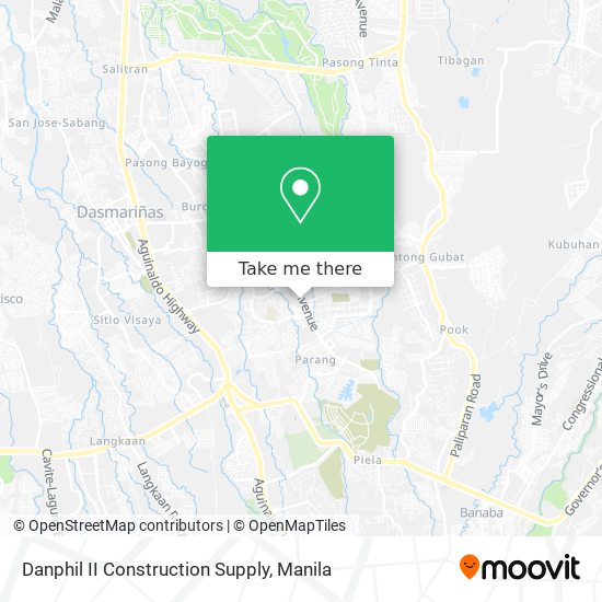 Danphil II Construction Supply map