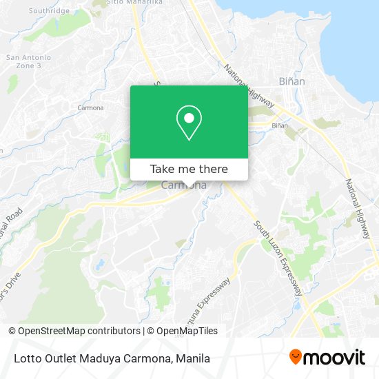 Lotto Outlet Maduya Carmona map