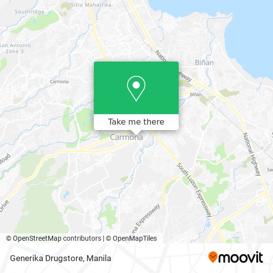 Generika Drugstore map