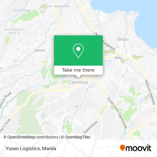 Yusen Logistics map