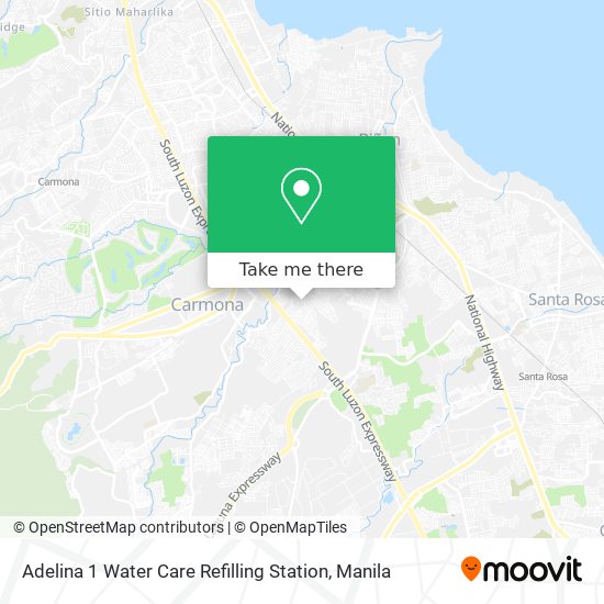 Adelina 1 Water Care Refilling Station map