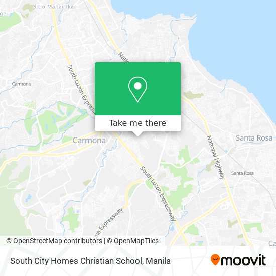 South City Homes Christian School map