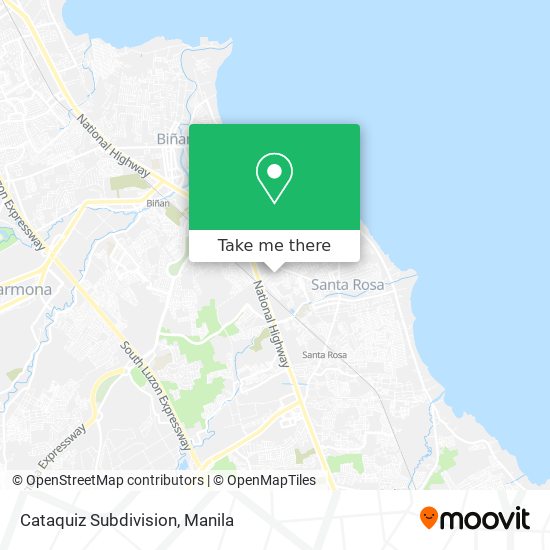 Cataquiz Subdivision map