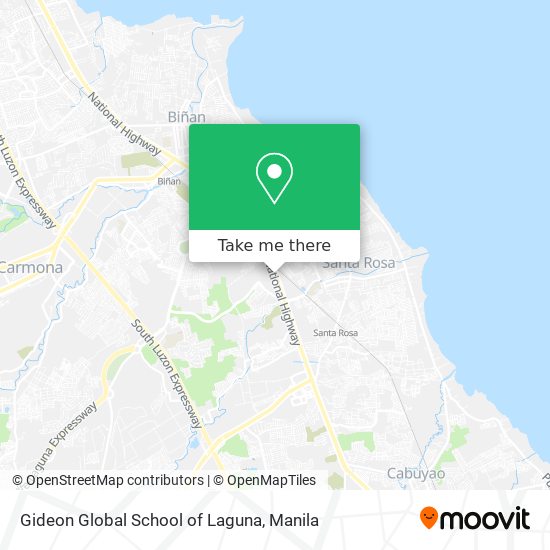 Gideon Global School of Laguna map