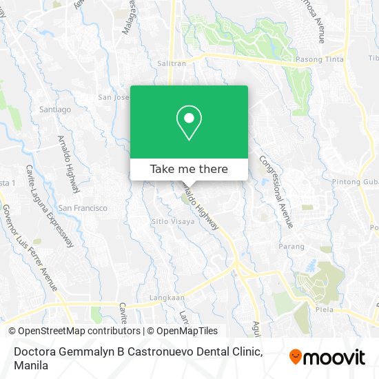 Doctora Gemmalyn B Castronuevo Dental Clinic map