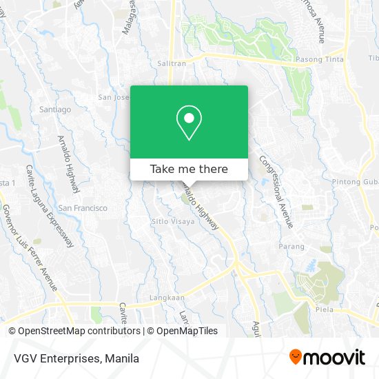 VGV Enterprises map