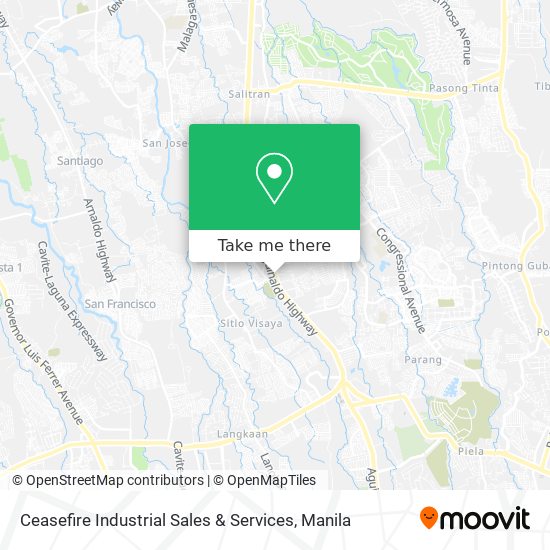 Ceasefire Industrial Sales & Services map