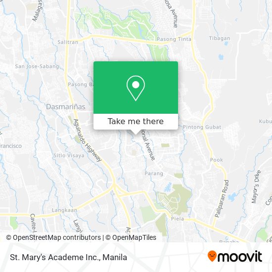 St. Mary's Academe Inc. map