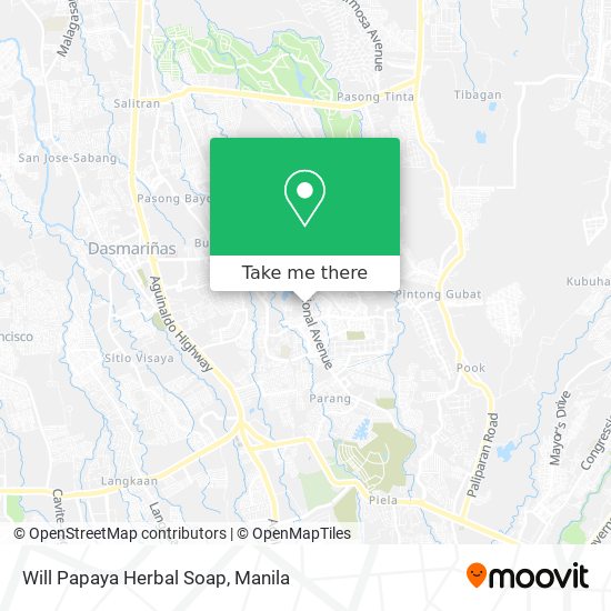 Will Papaya Herbal Soap map