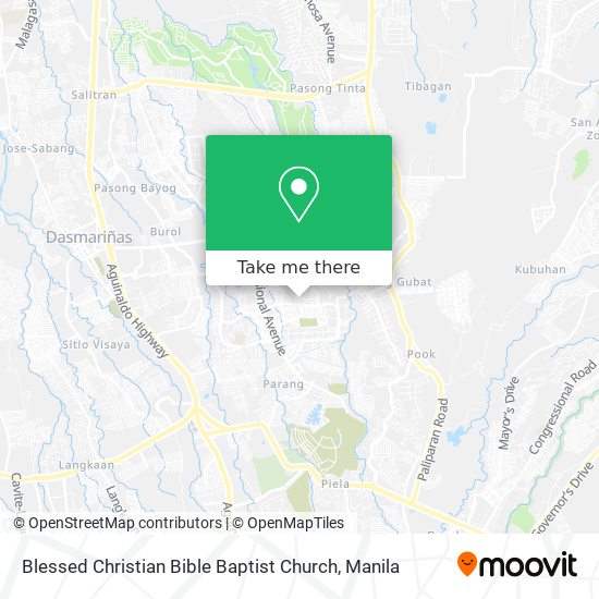 Blessed Christian Bible Baptist Church map